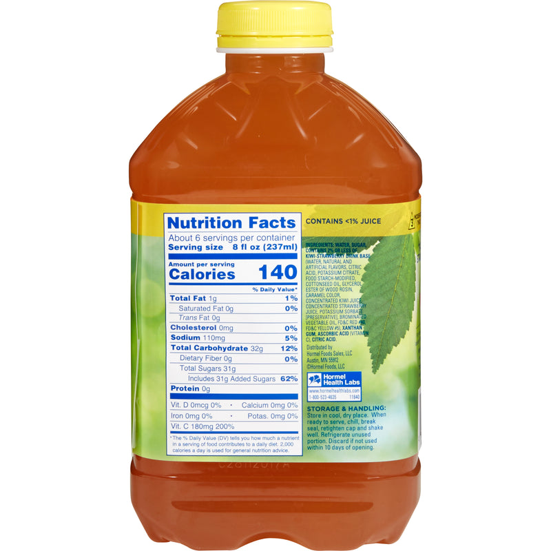 Thick & Easy® Clear Honey Consistency Kiwi Strawberry Thickened Beverage, 46-ounce Bottle