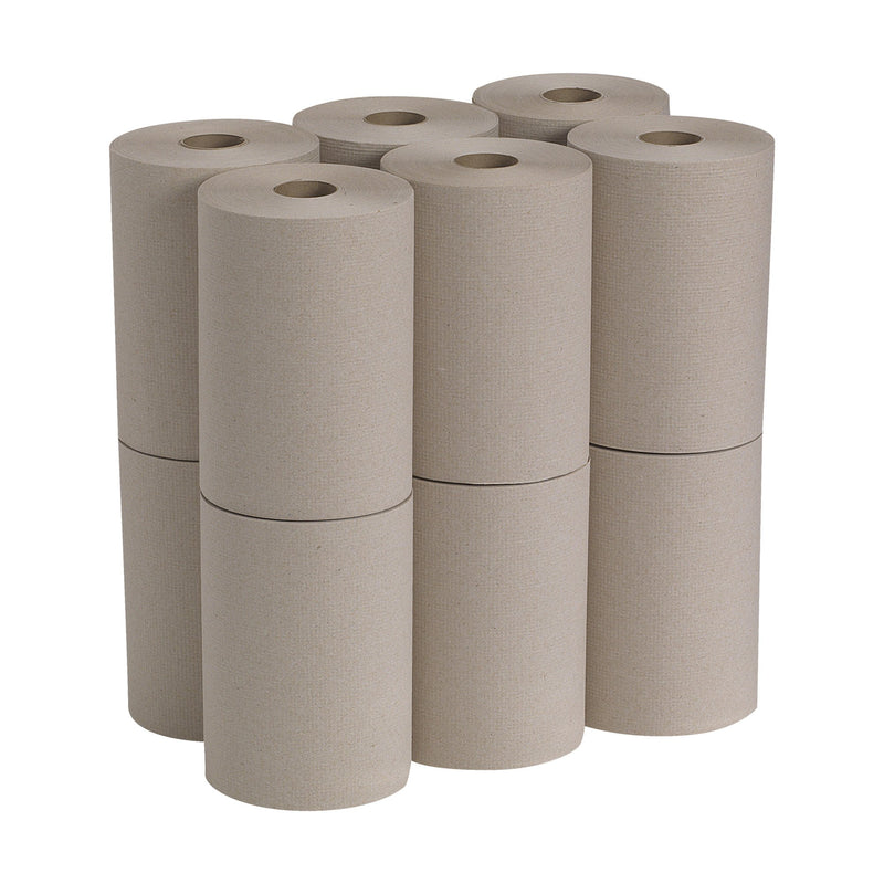 Pacific Blue Basic™ Brown Paper Towel, 7-7/8 Inch x 350 Foot, 12 Rolls per Case