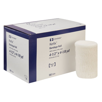 Kerlix™ NonSterile Fluff Bandage Roll, 4-1/2 Inch x 4-1/10 Yard