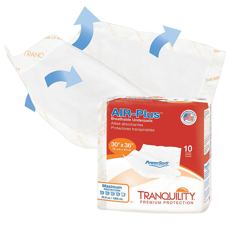Tranquility® AIR-Plus™ Low Air Loss Underpad, 30 x 36 Inch