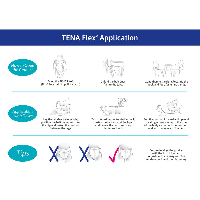 Tena® Flex™ Super Incontinence Belted Undergarment, Size 20