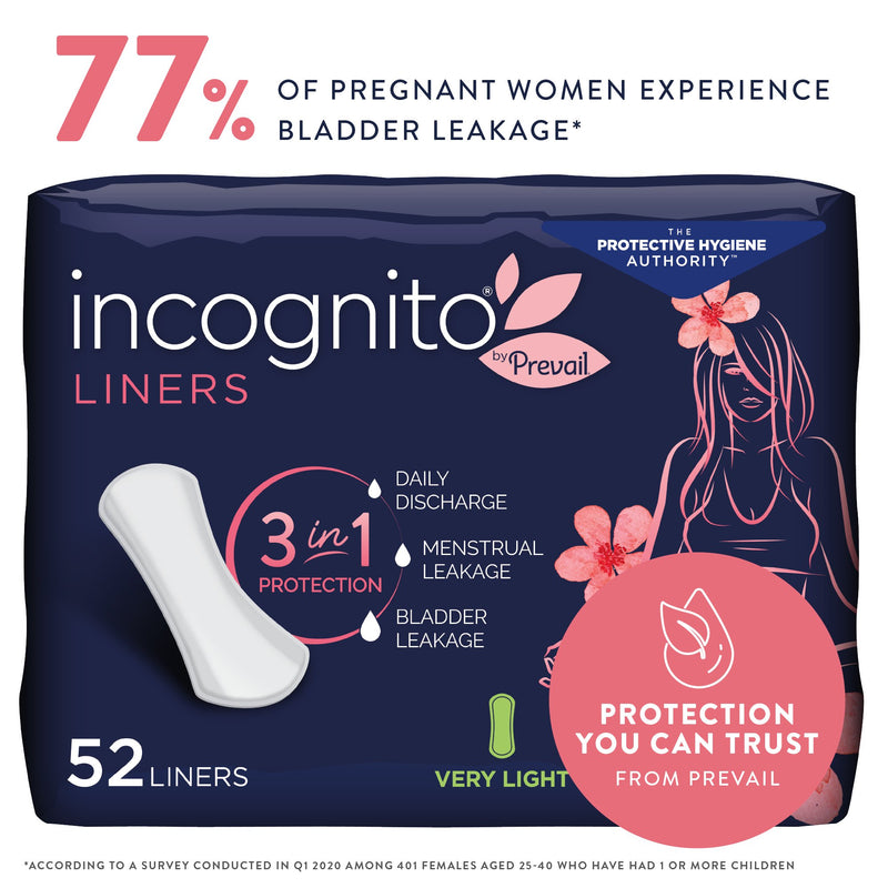 Incognito® by Prevail Panty Liners, Very Light