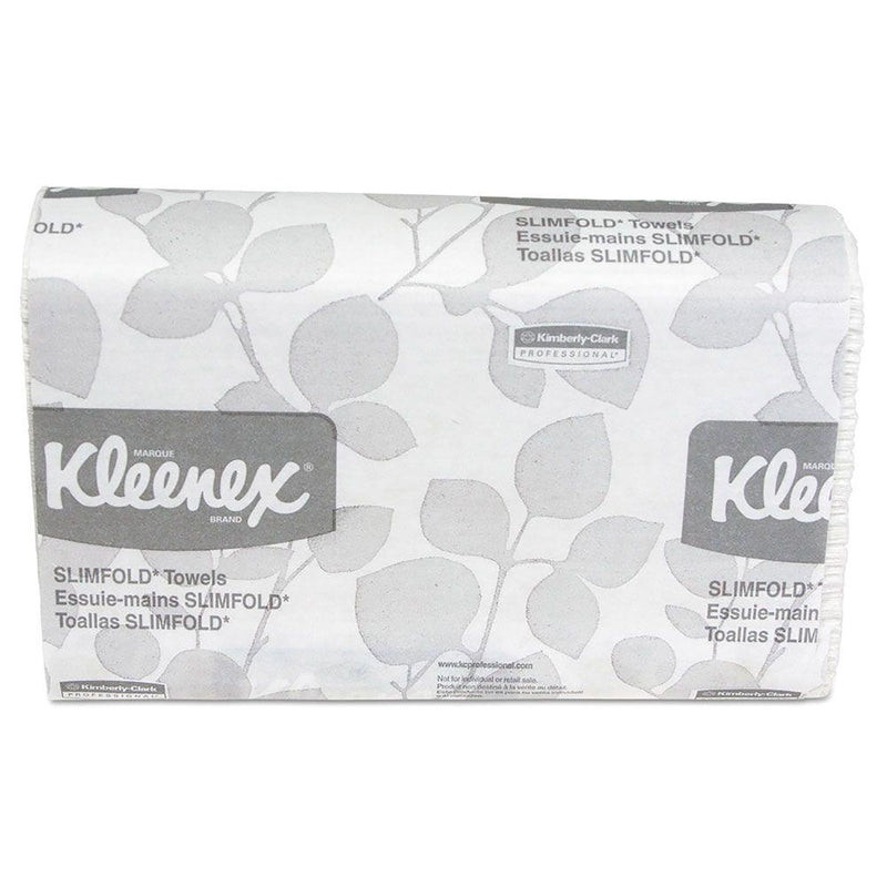 Kleenex® Slimfold Towels, Absorbency Pockets, White, Single Ply
