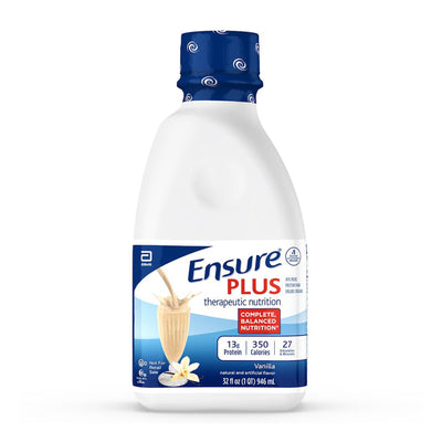 Ensure® Plus Vanilla Oral Supplement, 32 oz. Bottle