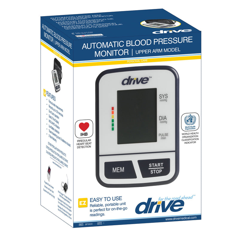 drive Medical Digital Blood Pressure Monitoring Unit, Large Size, Upper Arm