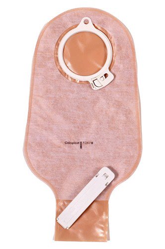 Assura® One-Piece Drainable Opaque Colostomy Pouch, 9¾ Inch Length,