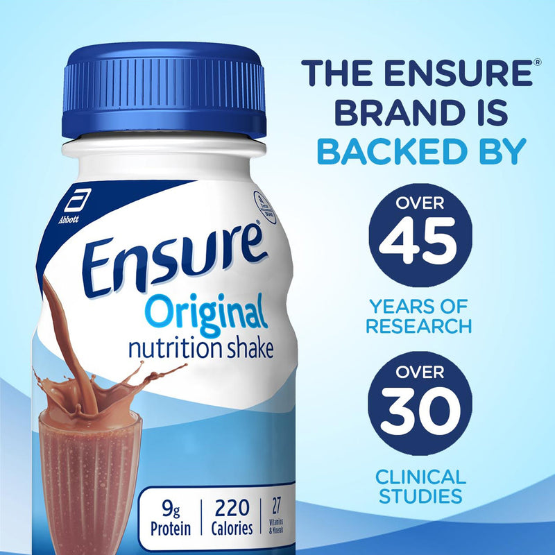 Ensure® Original Chocolate Oral Supplement, 8 oz. Bottle