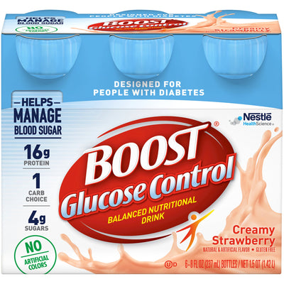 Boost® Glucose Control Strawberry Oral Supplement, 8 oz. Bottle