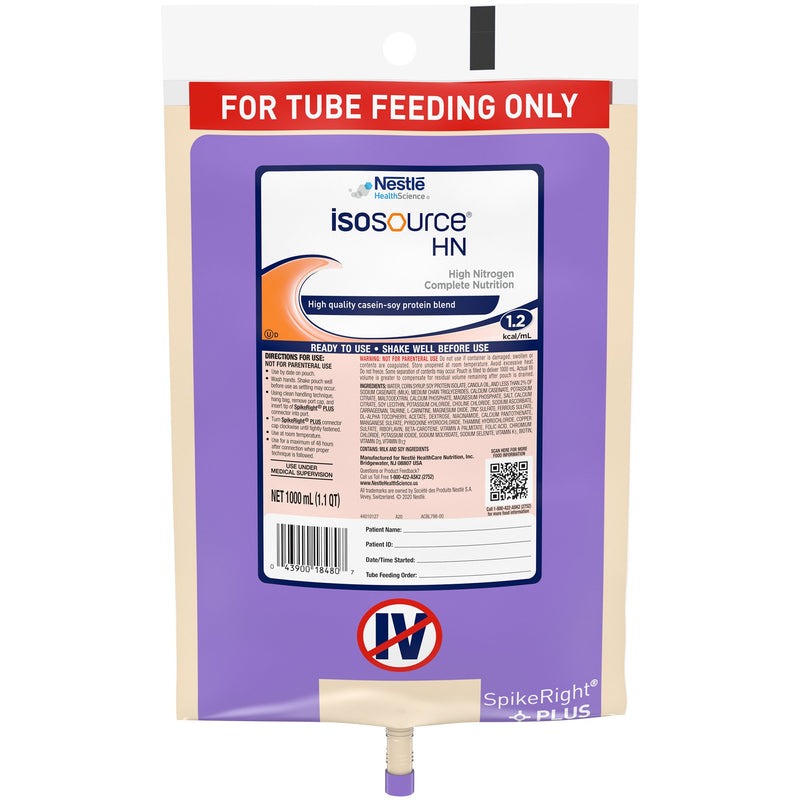 Isosource® HN Tube Feeding Formula, 33.8 oz. Bag