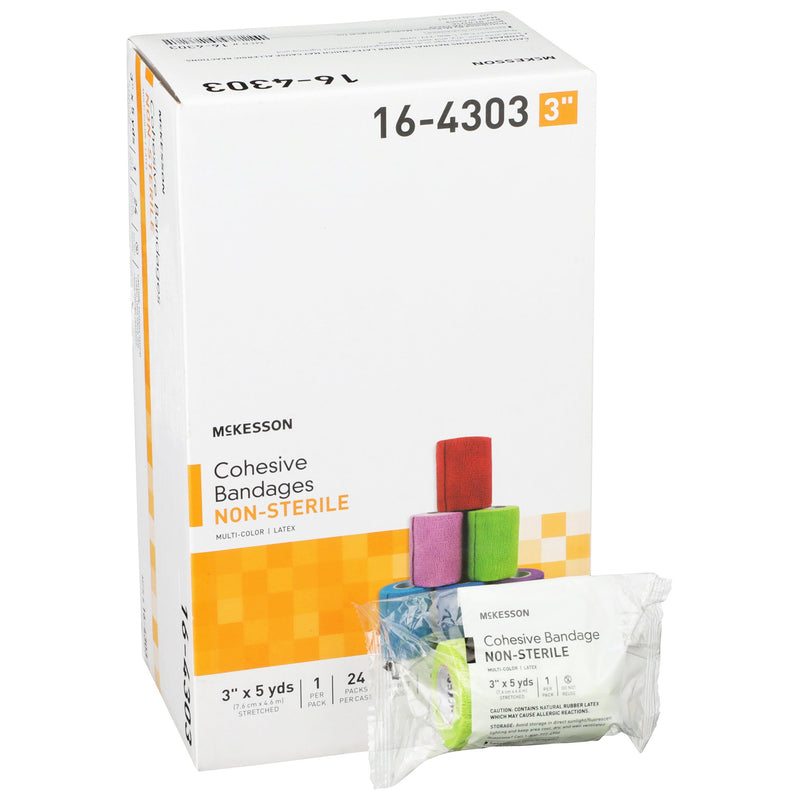 McKesson Self-adherent Closure Cohesive Bandage, 3 Inch x 5 Yard