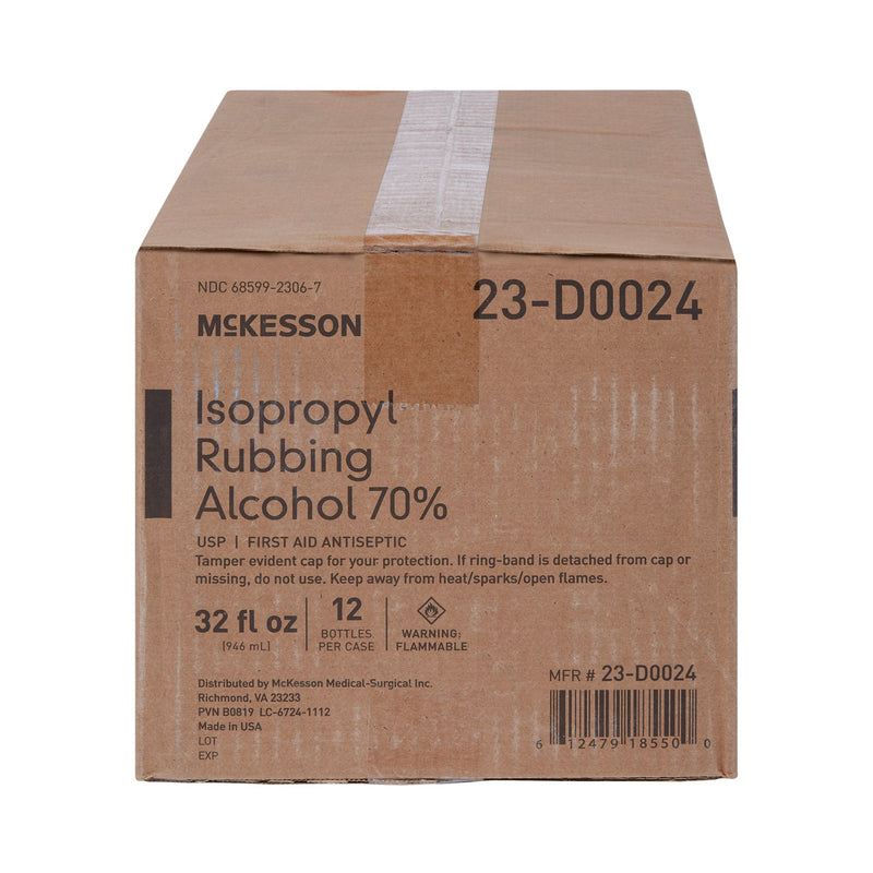 McKesson Isopropyl Alcohol Antiseptic, 32 oz. Bottle