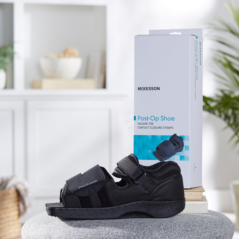 McKesson Square Toe Post-Op Shoe, Male 10-11 / Female 11-12