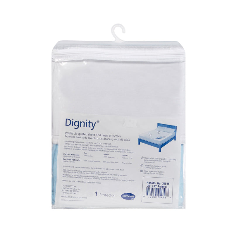 Dignity® Washable Protectors Underpad with Tuckable Flaps, 35 x 35 Inch