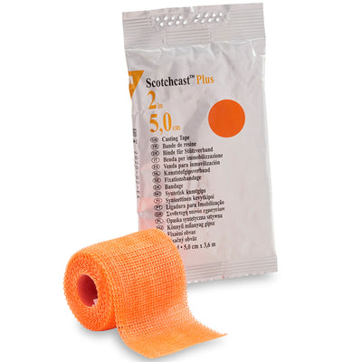 3M™ Scotchcast™ Plus Bright Orange Cast Tape, 2 Inch x 12 Foot