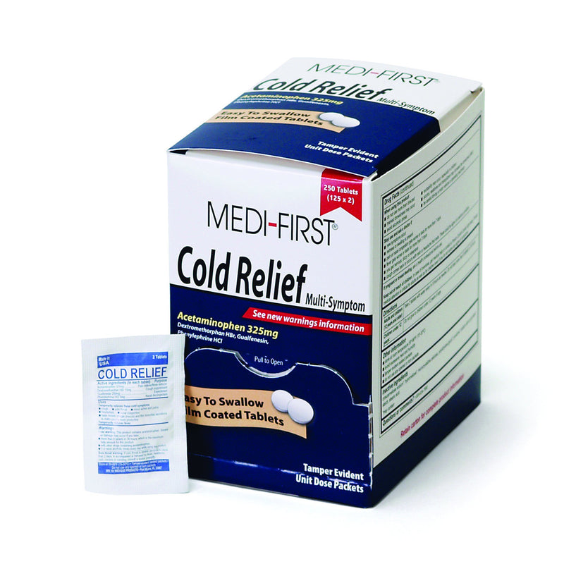 Medi-First® Acetaminophen / Dextromethorphan / Guaifenesin / Phenylephrine Cold and Cough Relief