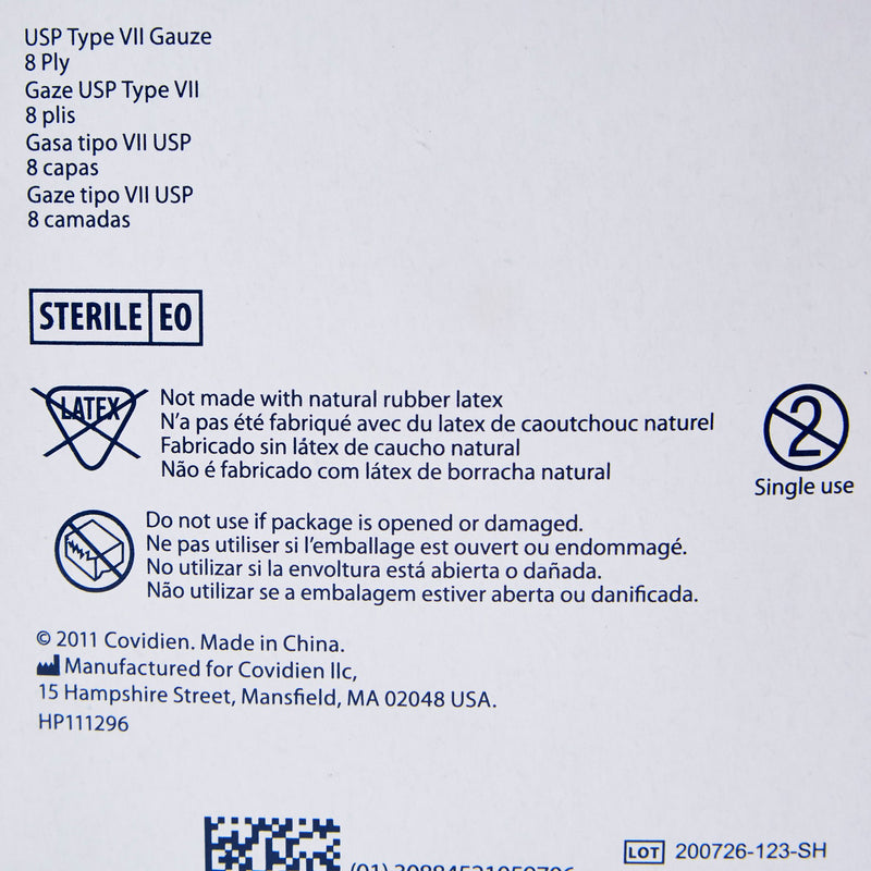 Dermacea™ Sterile USP Type VII Gauze Sponge, 2 x 2 Inch