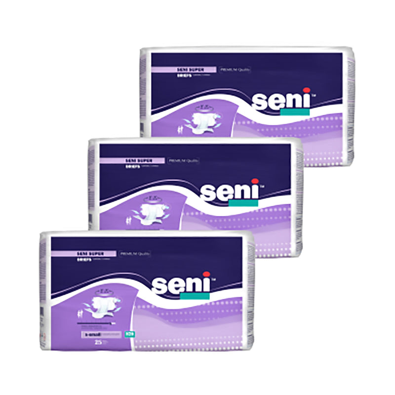 Seni® Super Heavy Absorbency Incontinence Brief, Extra Small