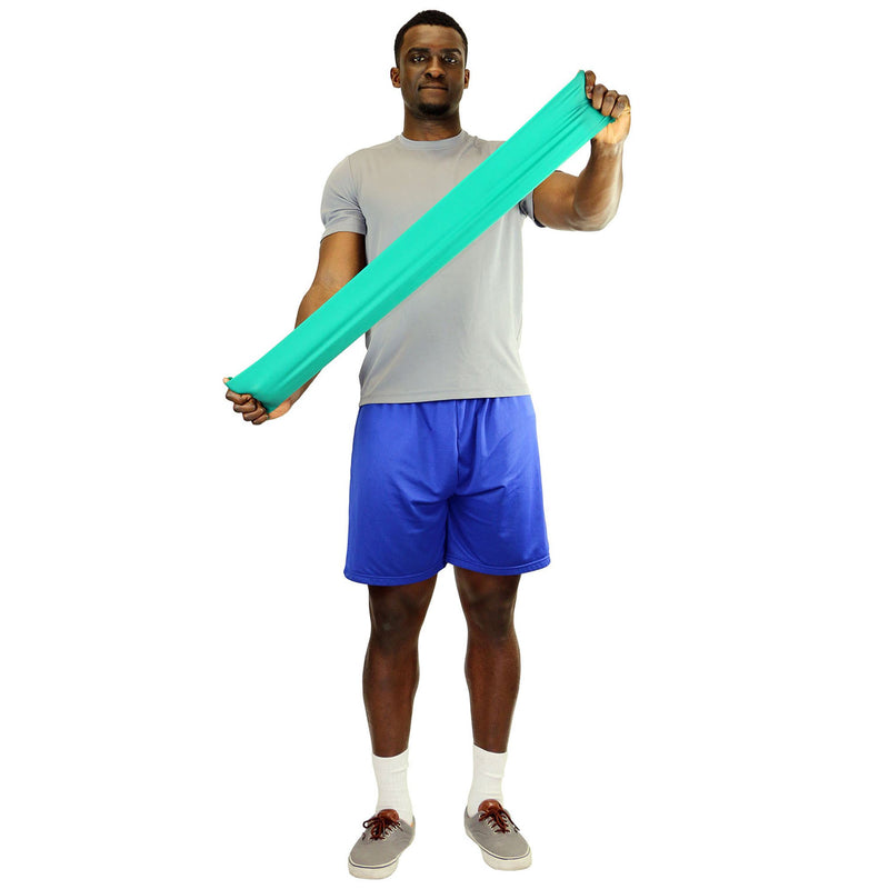 CanDo® Exercise Resistance Band, Green, 5 Inch x 6 Yard, Medium Resistance