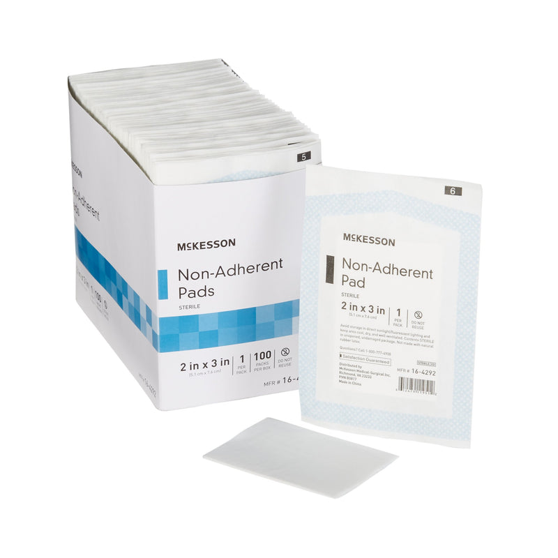 McKesson Non-Adherent Dressing, 2 x 3 Inch