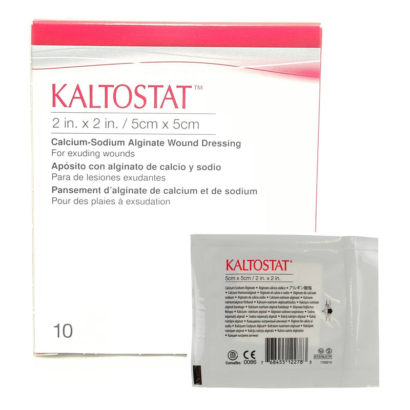 Kaltostat® Calcium Alginate Dressing, 2 x 2 Inch