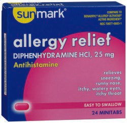 sunmark® Diphenhydramine Allergy Relief