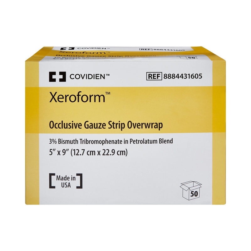 Covidien™ Xeroform™ Petrolatum Impregnated Dressing, 5 x 9 inch