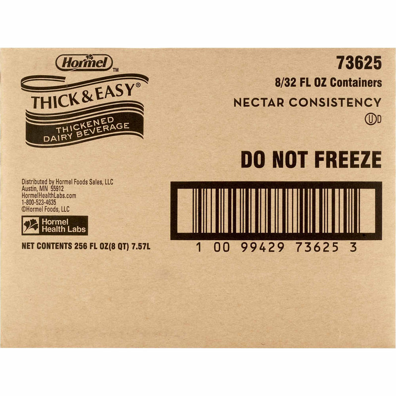 Thick & Easy® Dairy Nectar Consistency Milk Thickened Beverage, 32-ounce Carton