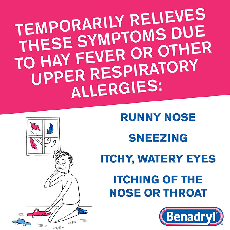 Benadryl® Allergy Ultratabs® Diphenhydramine Allergy Relief