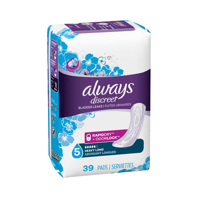 Always® Discreet Maximum Incontinence Liner, Long Length