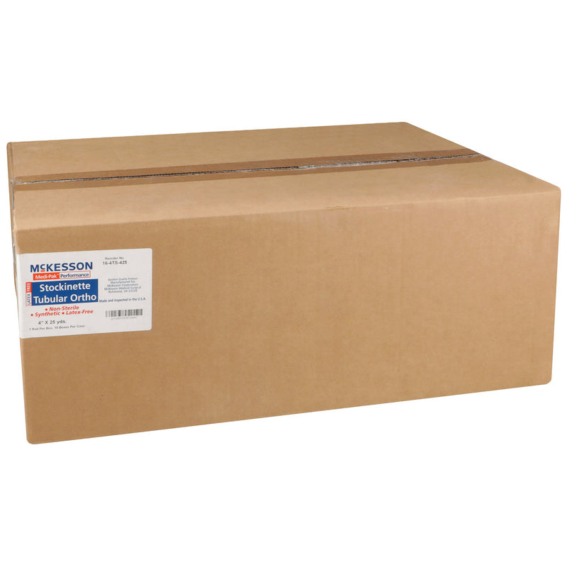 McKesson White Polyester Tubular Stockinette, 4 Inch x 25 Yard