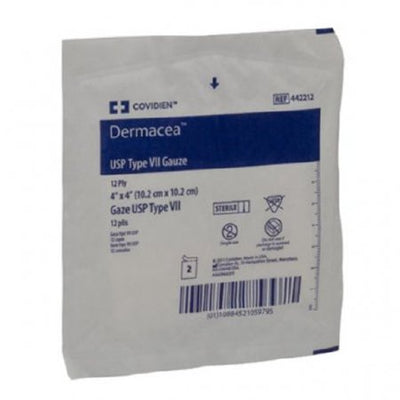 Dermacea™ Sterile USP Type VII Gauze Sponge, 4 x 4 Inch
