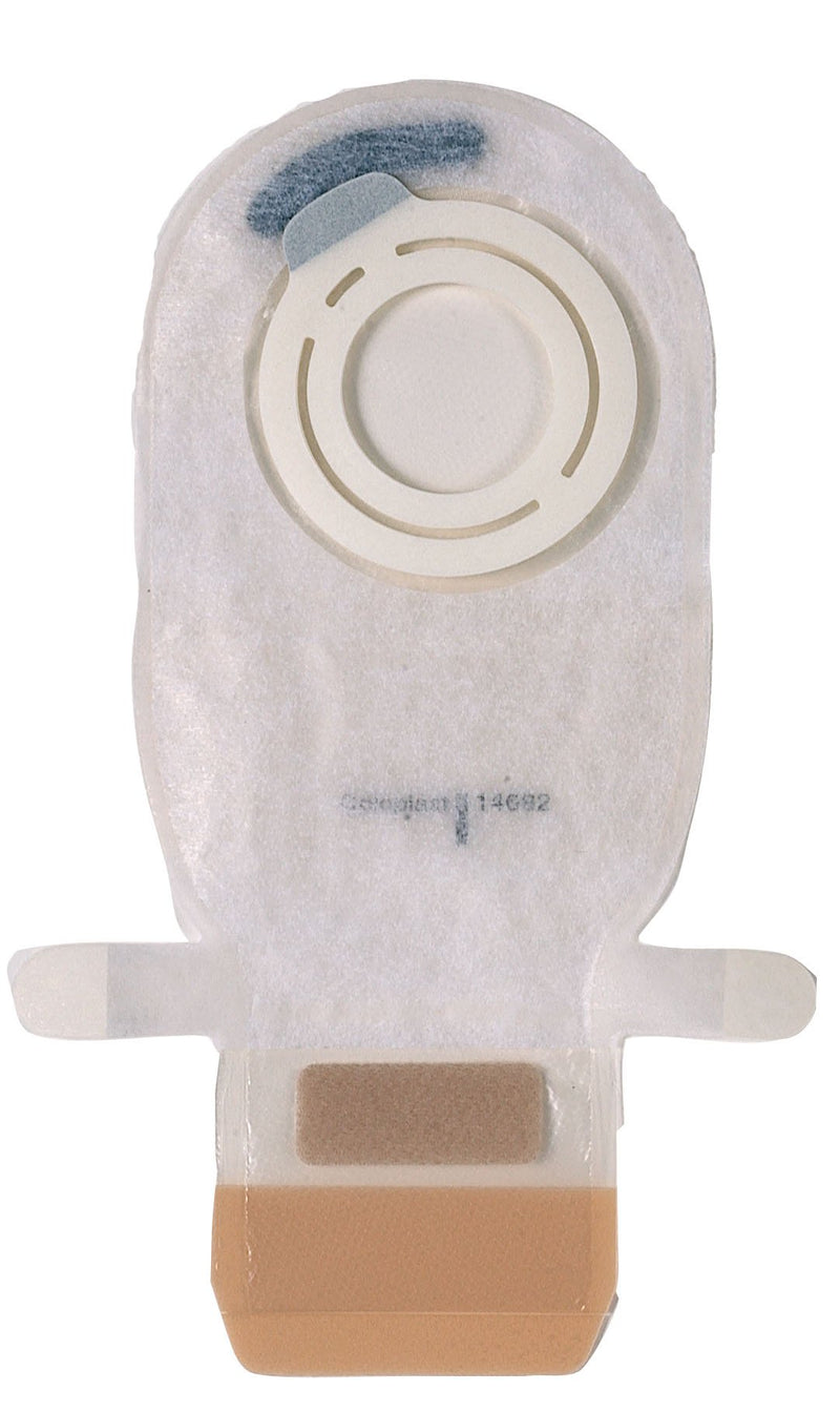 Assura® AC EasiClose™ Two-Piece Transparent Ostomy Pouch, 1 Inch Stoma