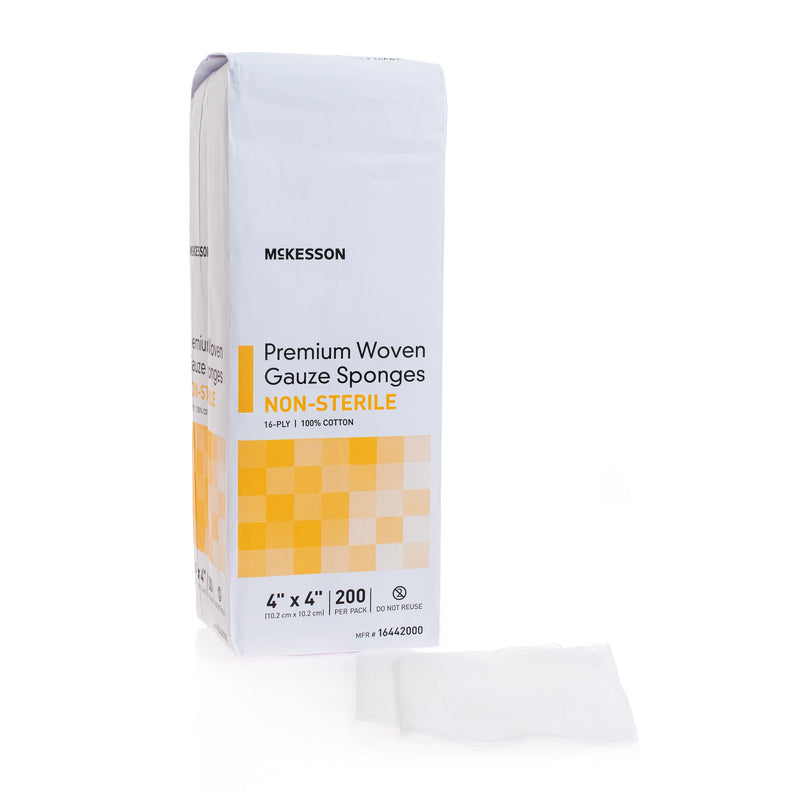 McKesson NonSterile Gauze Sponge, 4 x 4 Inch
