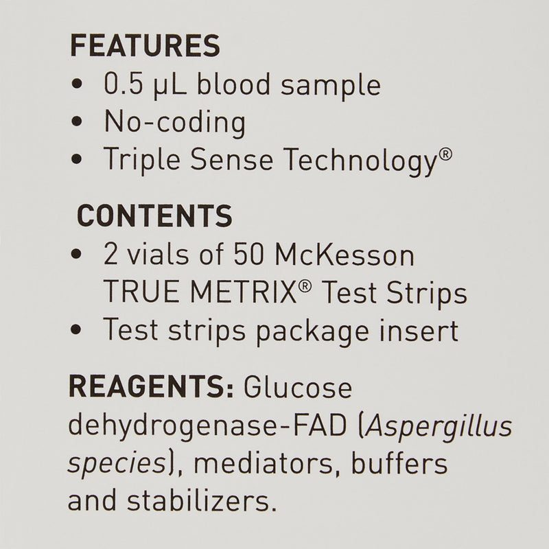 McKesson TRUE METRIX® Blood Glucose Test Strips