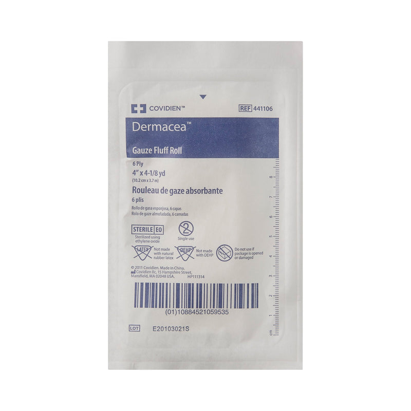 Dermacea™ Sterile Fluff Bandage Roll, 4-1/2 Inch x 4-1/10 Yard