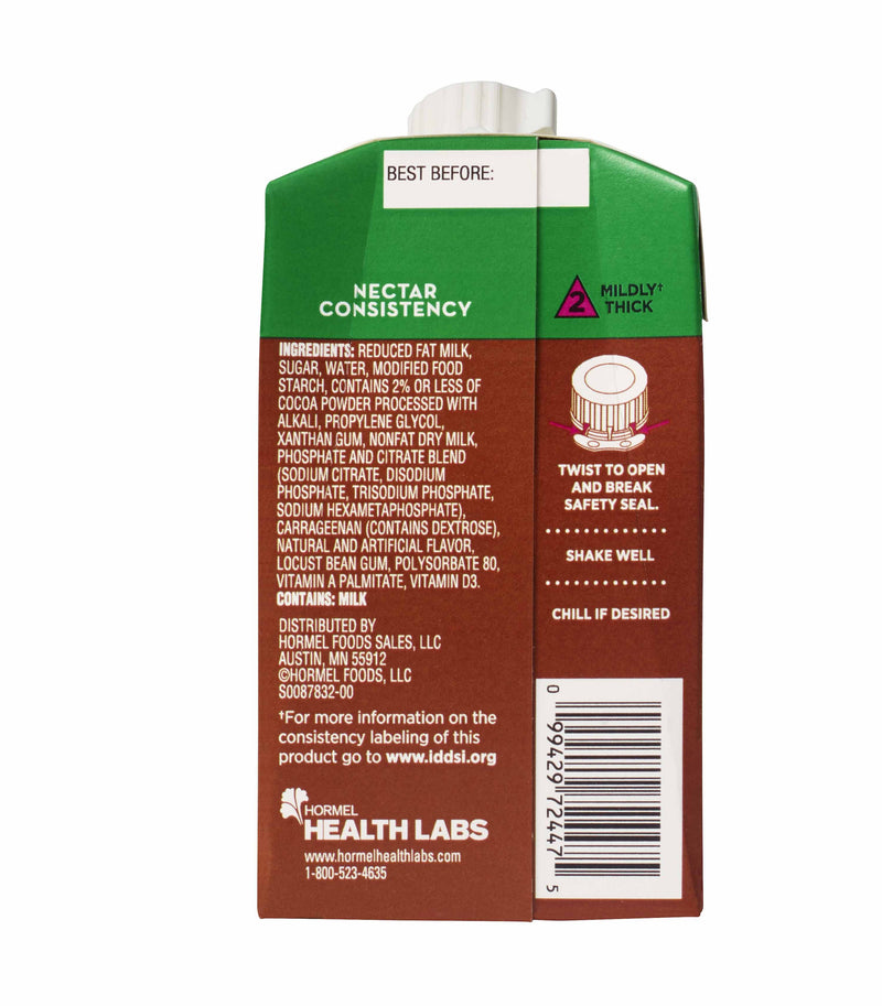 Thick & Easy® Dairy Nectar Consistency Chocolate Milk Thickened Beverage, 8 oz. Carton