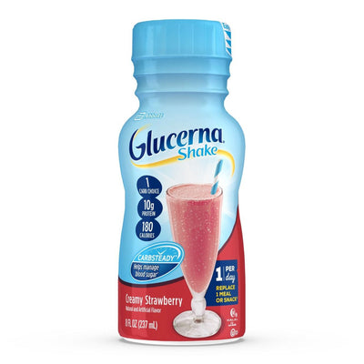 Glucerna® Shake Strawberry Oral Supplement, 8 oz. Bottle