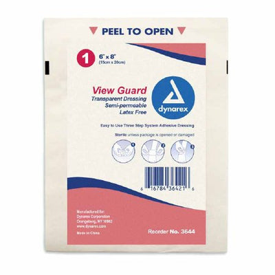 View Guard™ Transparent Film Dressing, 6 x 8 Inch