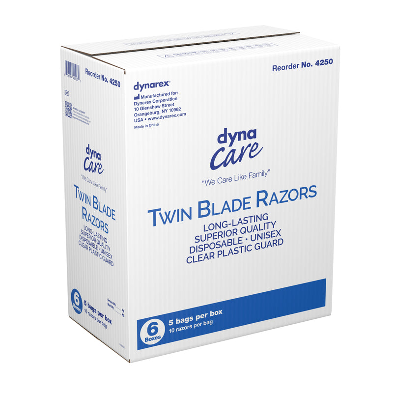 dynaCare® Twin Blade Disposable Razor