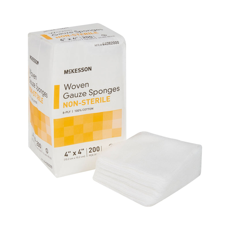 McKesson NonSterile Gauze Sponge, 4 x 4 Inch
