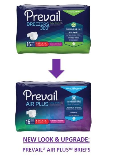 Prevail® Air Plus™ Daily Briefs, Size 2