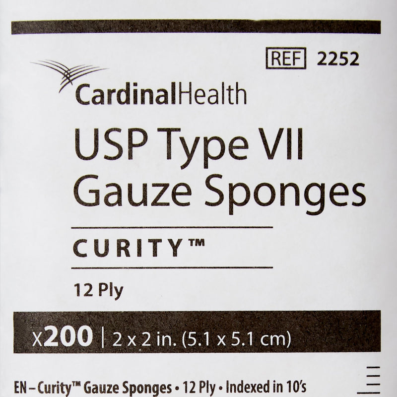 Curity™ NonSterile USP Type VII Gauze Sponge, 2 x 2 Inch