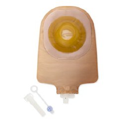 Premier™ One-Piece Drainable Beige Urostomy Pouch, 9 Inch Length, 1-1/8 Inch Stoma