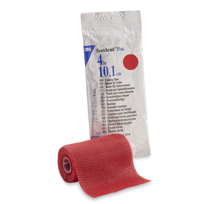 3M™ Scotchcast™ Plus Red Cast Tape, 4 Inch x 4 Yard