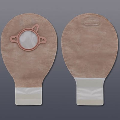 New Image™ Two-Piece Drainable Beige Filtered Ostomy Pouch, 7 Inch Length, 2¾ Inch Flange