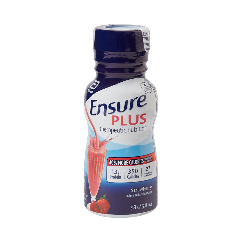 Ensure® Plus Strawberry Oral Supplement, 8 oz Bottle