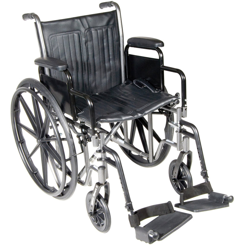 McKesson Wheelchair, 18 Inch Seat Width