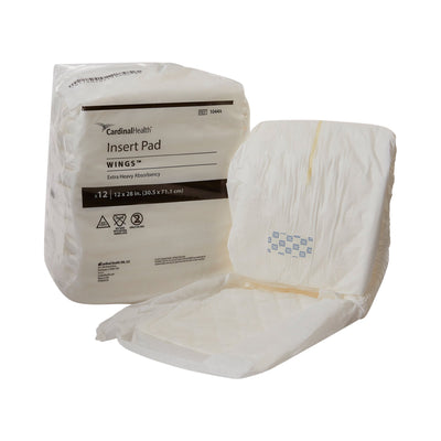 Simplicity Incontinence Liner, Polymer Core, One Size Fits Most Adults, Unisex, Disposable, 12 X 28 Inch Heavy Absorbency