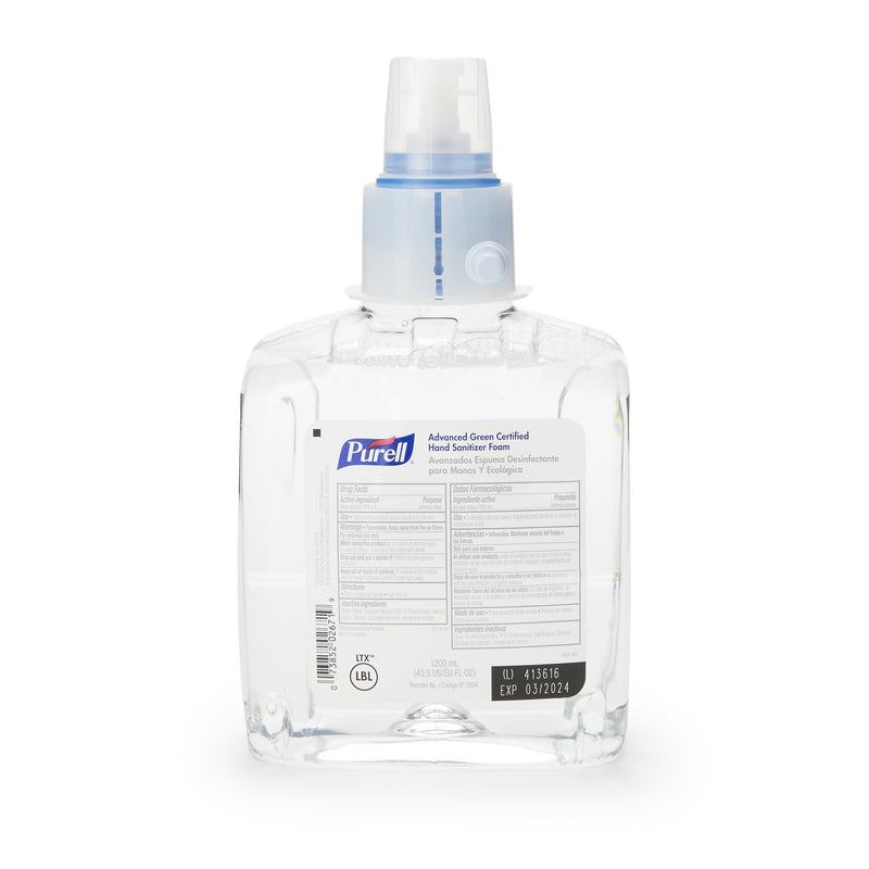 Purell® Advanced Foaming Hand Sanitizer 1200 mL Dispenser Refill Bottle