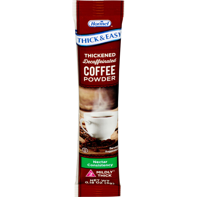 Thick & Easy® Nectar Consistency Coffee Thickened Decaffeinated Beverage, 7-gram Packet